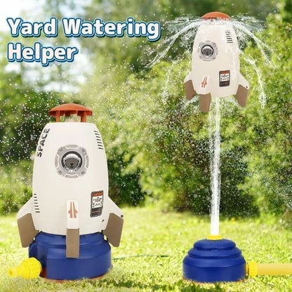 Rocket-shaped Water Sprinkler Toy