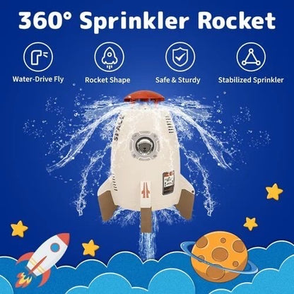 Rocket-shaped Water Sprinkler Toy