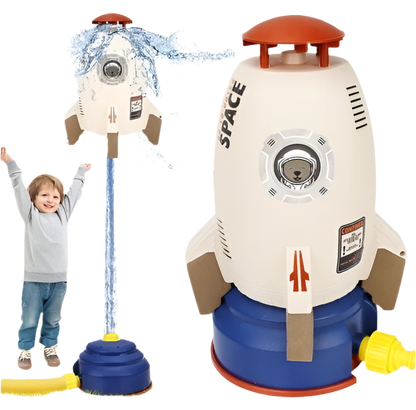 Rocket-shaped Water Sprinkler Toy