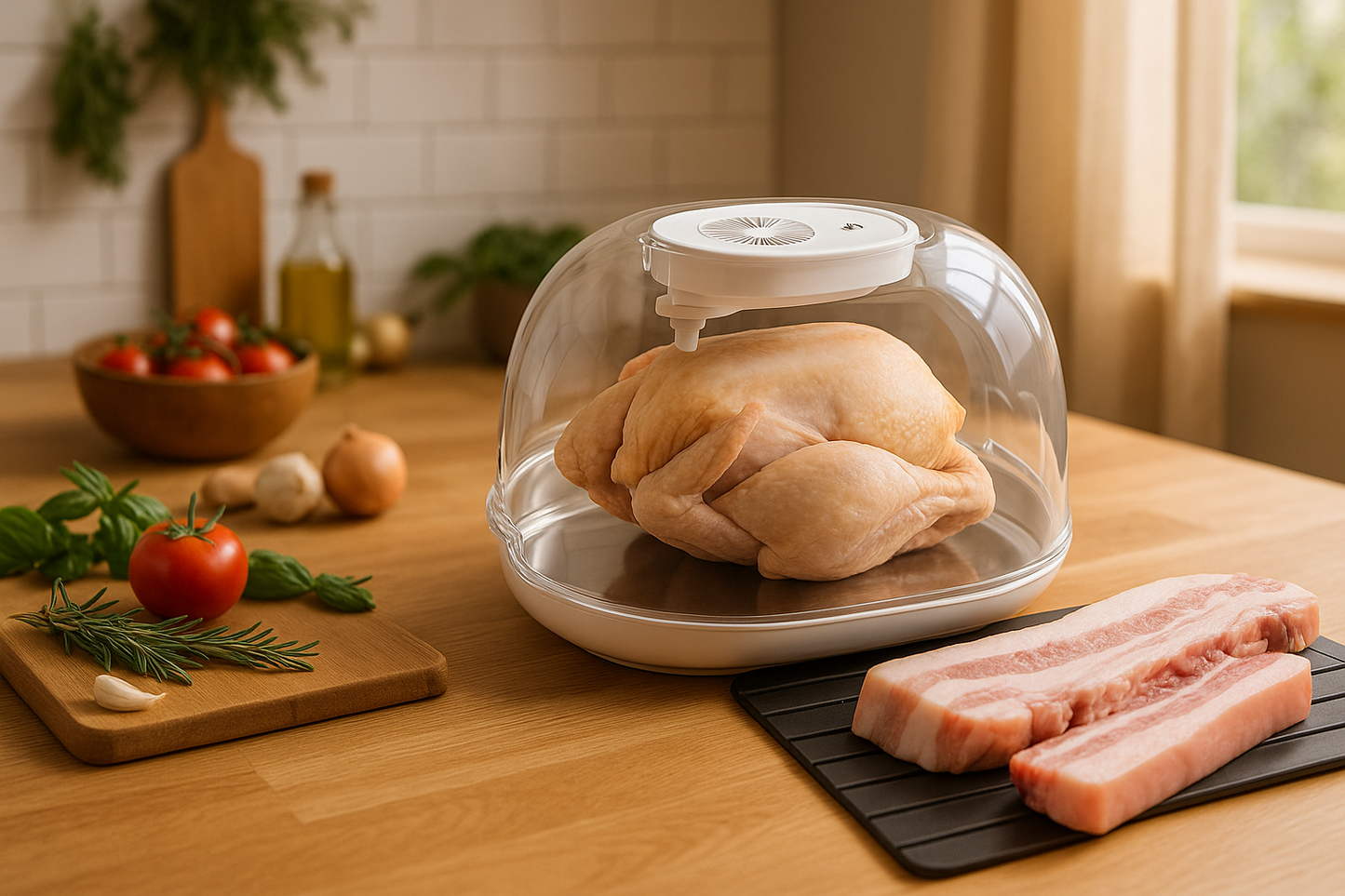 Meat defroster
